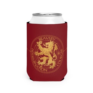 Starry Gryffindor Neoprene Can Cooler Sleeve, Wizarding World Coozie image 4