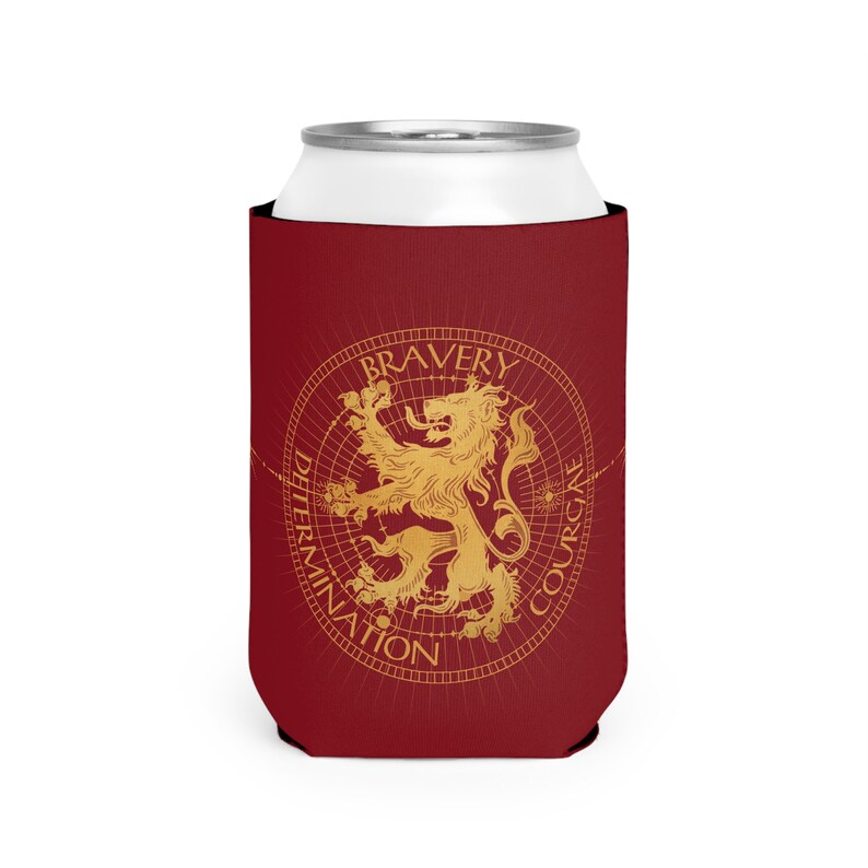 Starry Gryffindor Neoprene Can Cooler Sleeve, Wizarding World Coozie image 4