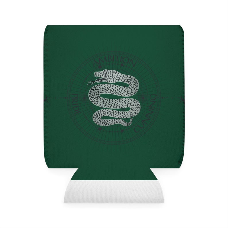 Starry Slytherin Snake Can Cooler Sleeve, Wizarding World Coozie image 2