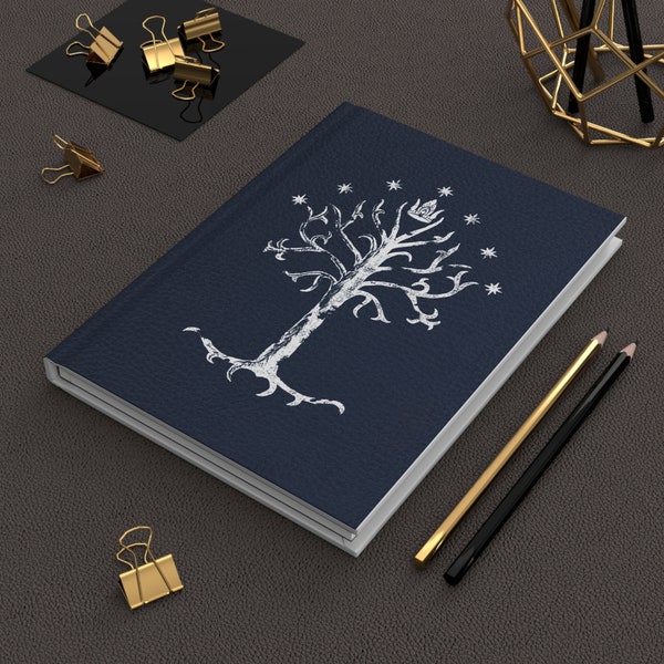 Tree of Gondor Hardcover Journal Matte, Lord of the Rings Hardcover Journal, LOTR Journal, Tolkien Journal