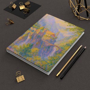 Rivendell Frühling Hardcover Journal, Herr der Ringe Journal, LOTR Notizbuch, Tolkien Journal, Hobbit Notizbuch, Mittelerde Buch