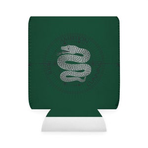 Starry Slytherin Snake Can Cooler Sleeve, Wizarding World Coozie image 3