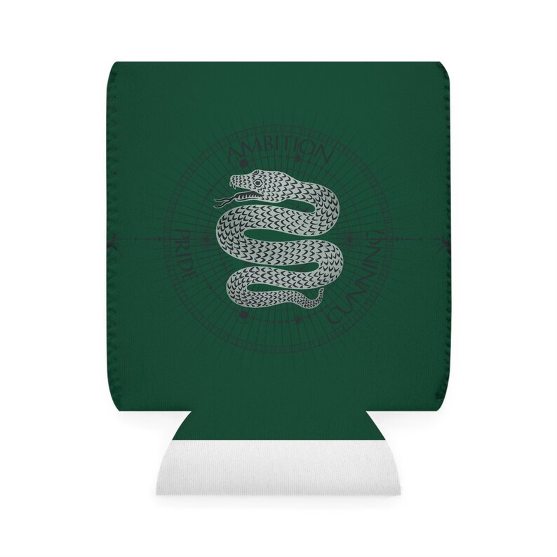 Starry Slytherin Snake Can Cooler Sleeve, Wizarding World Coozie image 3
