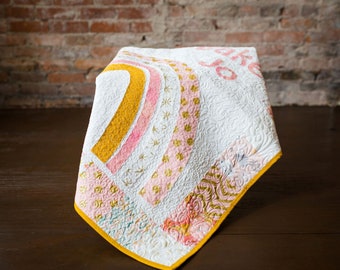 Modern, Handmade Baby Quilts for Sale, Handmade Blankets, New Parents or Expecting Mom Gift, Baby Shower Gift