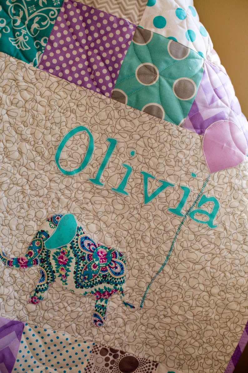 Modern Baby Quilt Handmade Baby Quilt Custom Baby Quilt Etsy