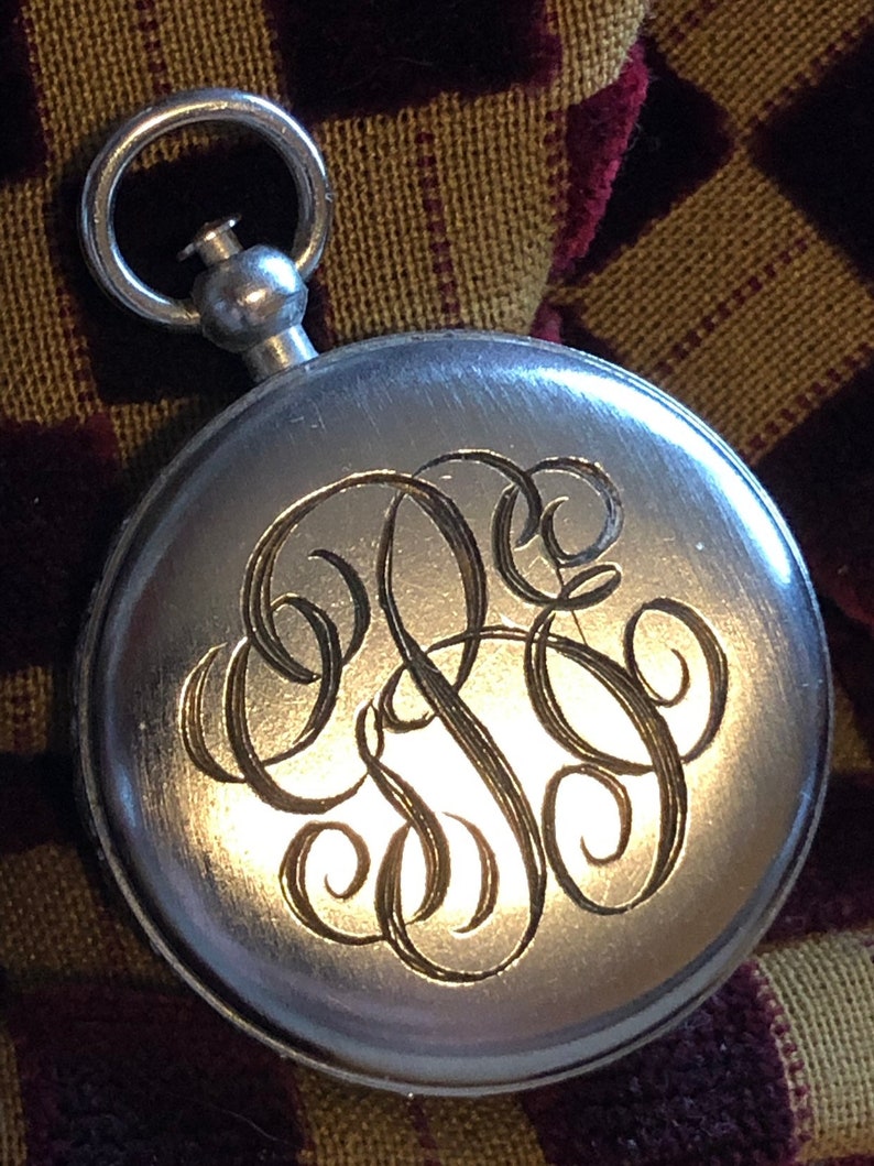 Sale-Silver Monogram Locket-GEB