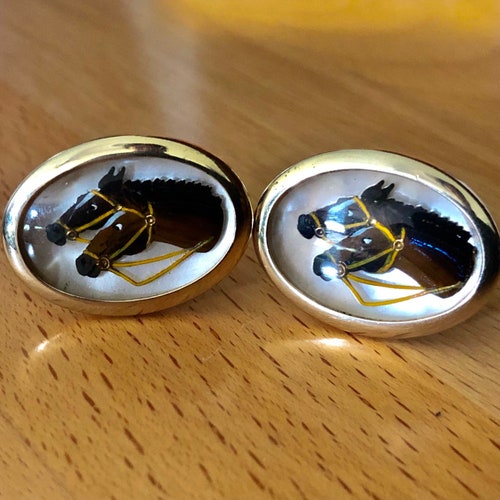 Essex Crystal Cuff shops Links-Racehorses