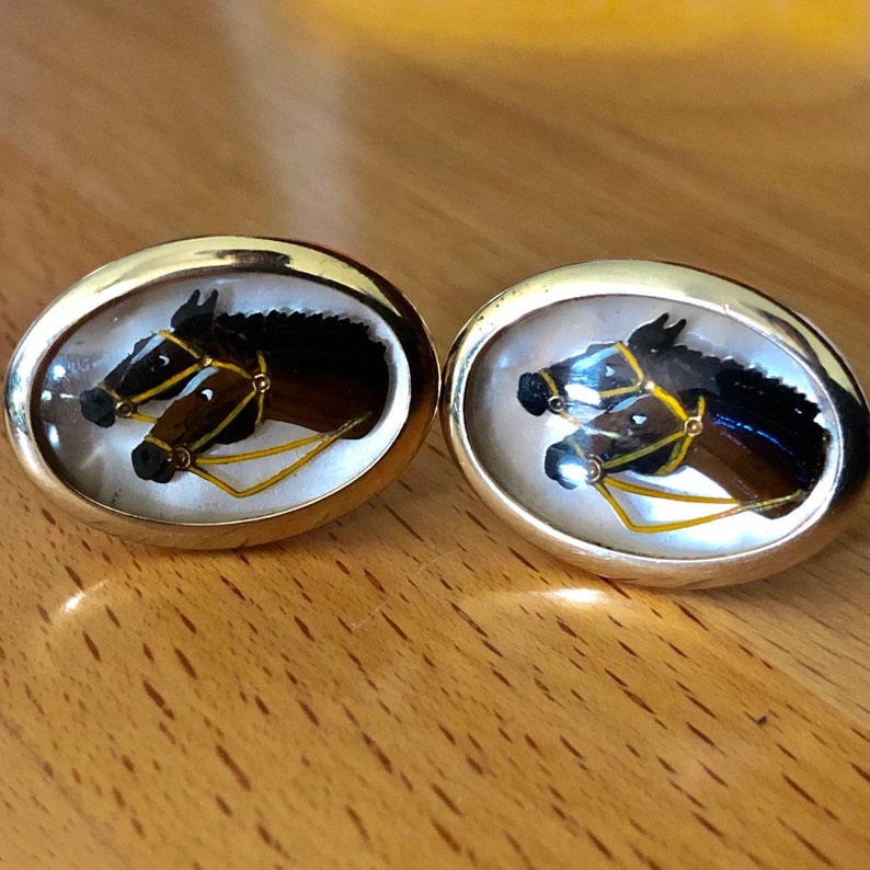 Essex Crystal Cuff shops Links-Racehorses