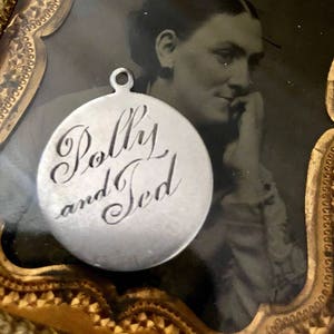 Sterling Silver Charm-Polly and Ted
