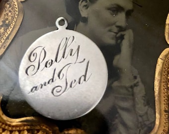 Sterling Silver Charm-Polly and Ted