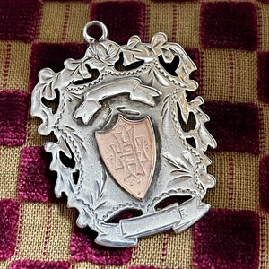 Victorian Fob Medal Pendant HH HAH