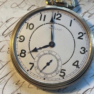 Hamilton Pocket Watch with Second Hand RPL