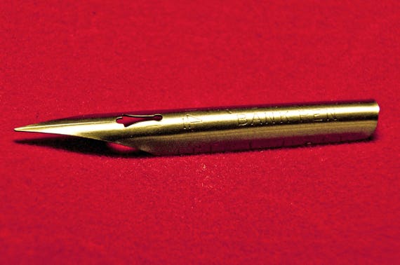 Charles Schulz Favorite 2 Esterbrook 914 Radio Vintage Dip Pen Nibs NOS