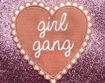 Girl Gang Iron On Patch