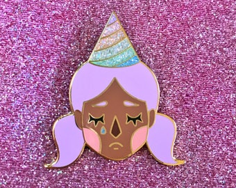 Pity Party Enamel Pin - Purple