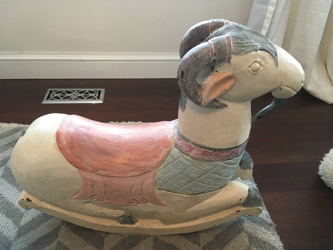 Vintage Mid Century Alexander Girard Rocking Goat Folk Art Herman ...
