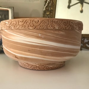 Vintage Mid Century Modern Italian Terracotta  Planter Pottery Italy
