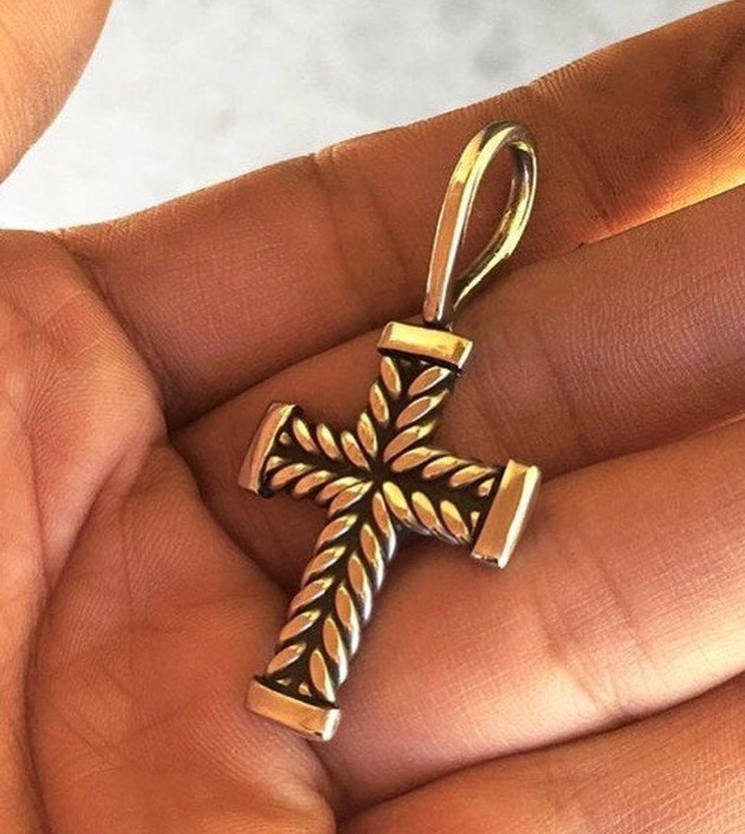 Hand Welded Cross Necklace – AddisonsWonderland