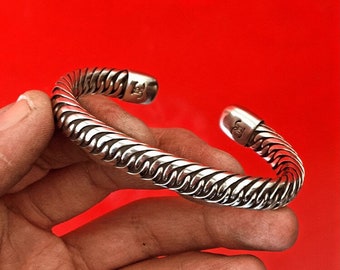 Stainless Crossover Bracelet