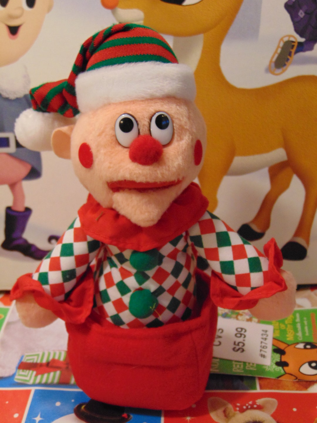 Charlie in the Box 1998 From CVS Island of Misfit Toys 7 Beanie Rudolph