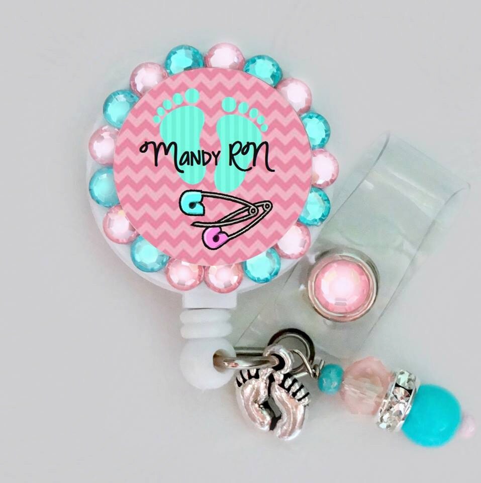 Labor And Delivery Nurse ID Badge Reel E14