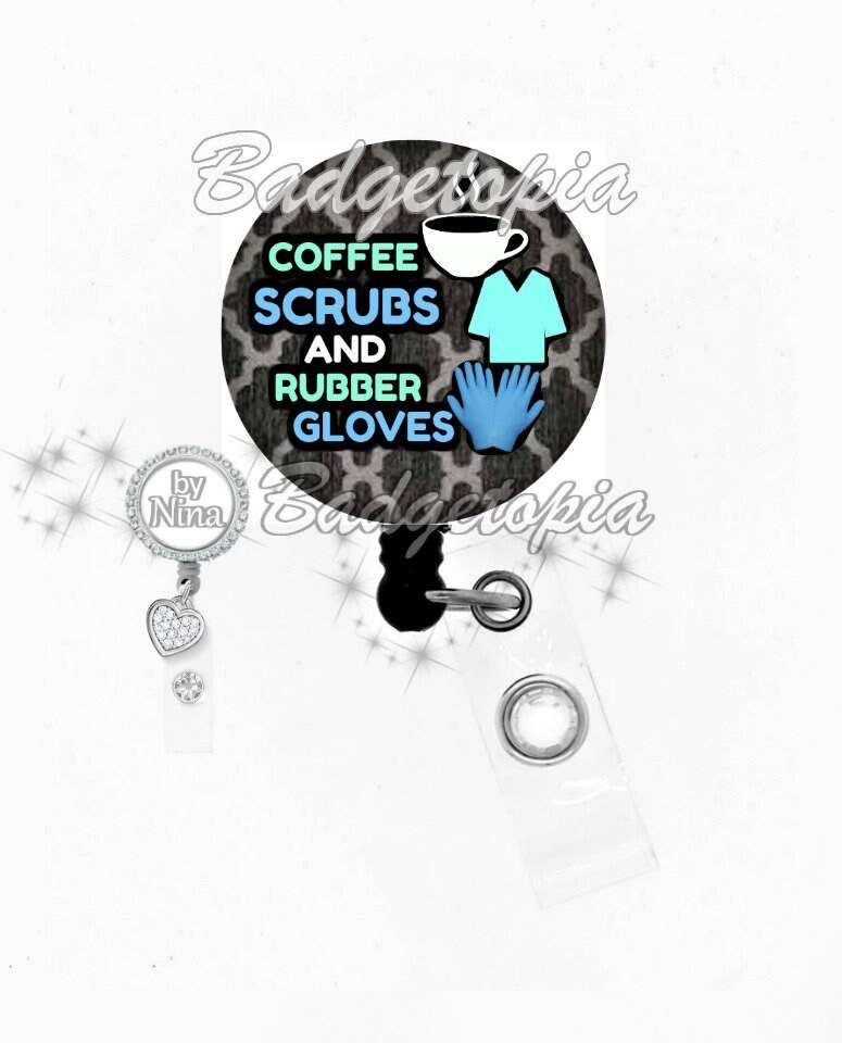 Women Brand New Saints Retractable Reel Id Badge Lanyard Clip Nursing Scrubs Women S Accessories