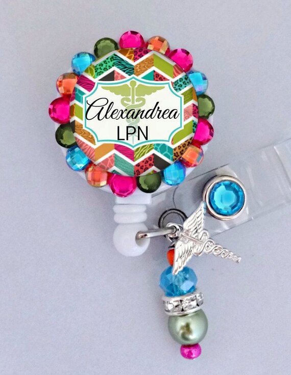 Colorful Medical ID Badge Reel E175 Etsy
