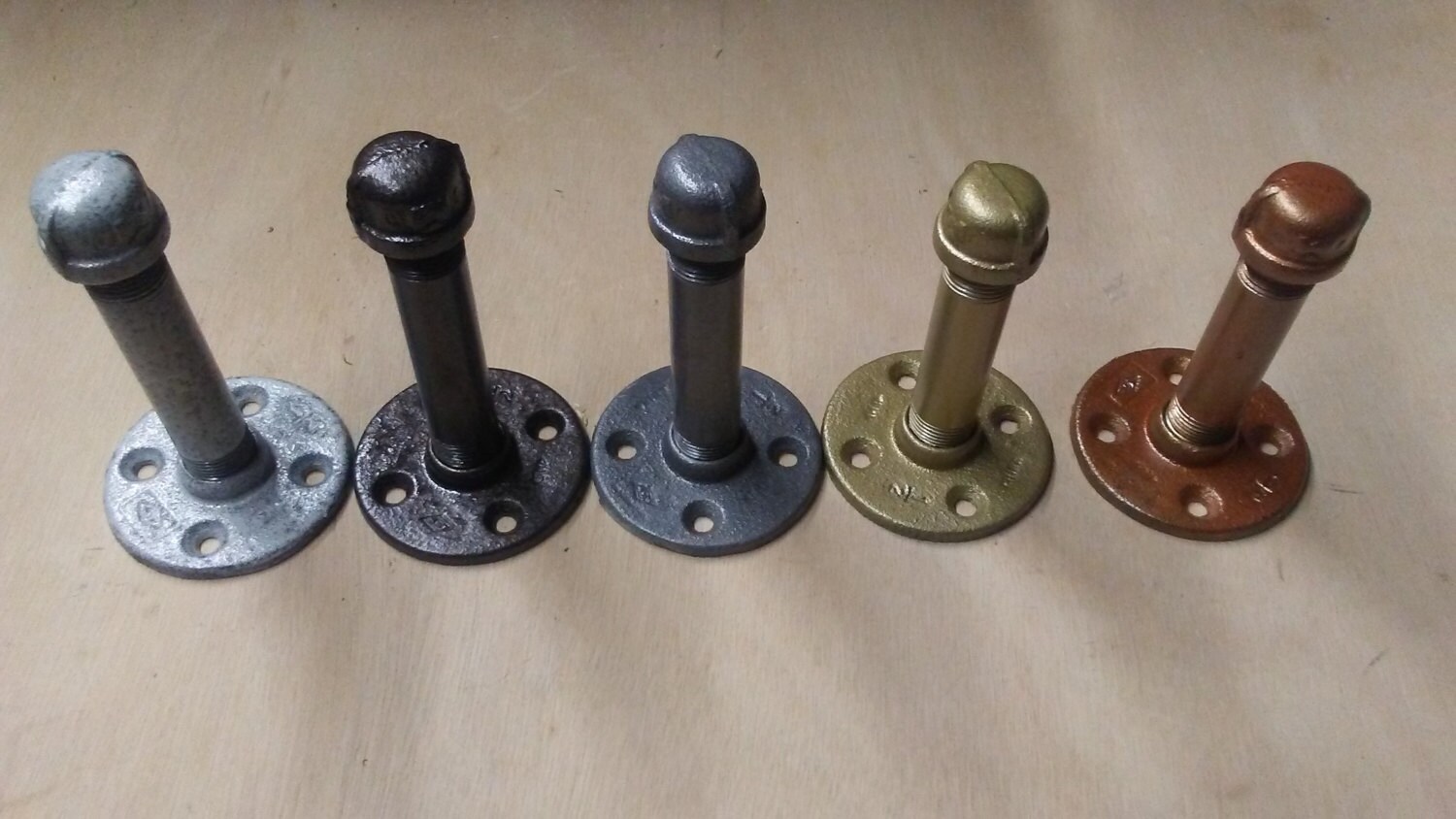 2 shelf brackets 4 to 24 inches shelf bracket steampunk metal Etsy