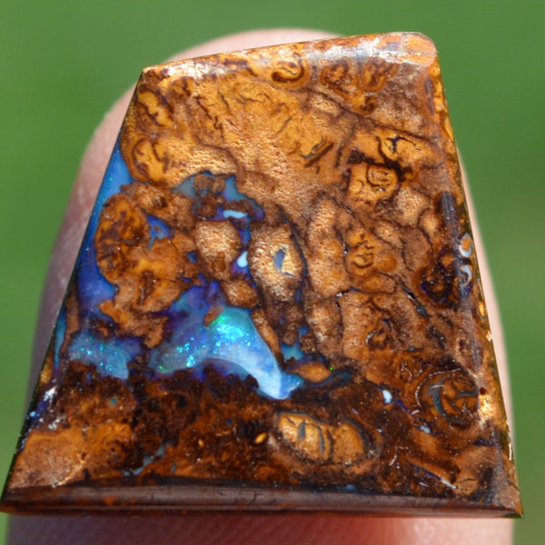 Natural Australian Koroit Boulder Opal Free Form Gemstone Cabochon By LEXX STONES 26 Carats