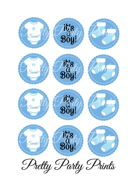 Printable Baby Shower Cupcake Toppers Dessert Recipe Ideas