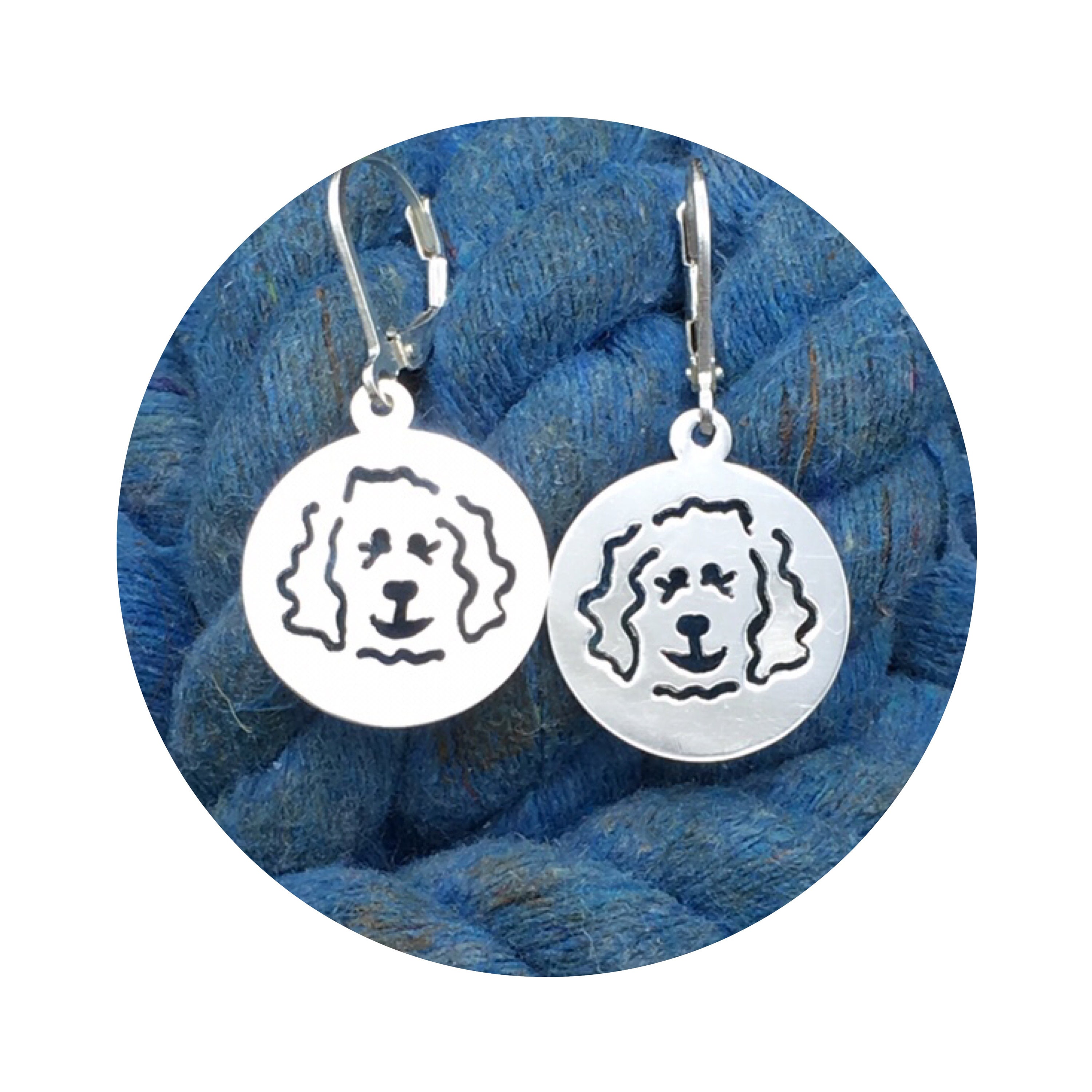 goldendoodle earrings