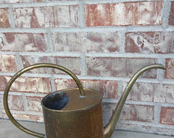 Incredible Vintage Brass Watering Can Made in India - Etsy