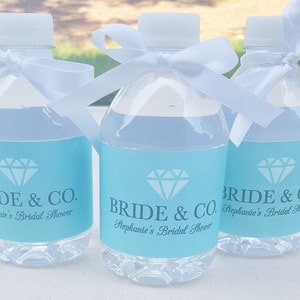 Bride & Co. Water Bottle Labels