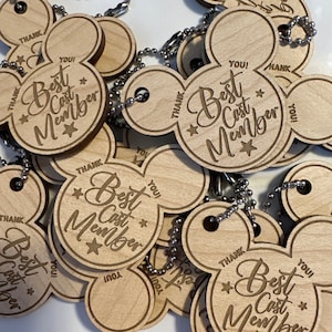 Cast Member Appreciation Ears Keychain | WDW gift idea | Best Cast Member | Thank You
