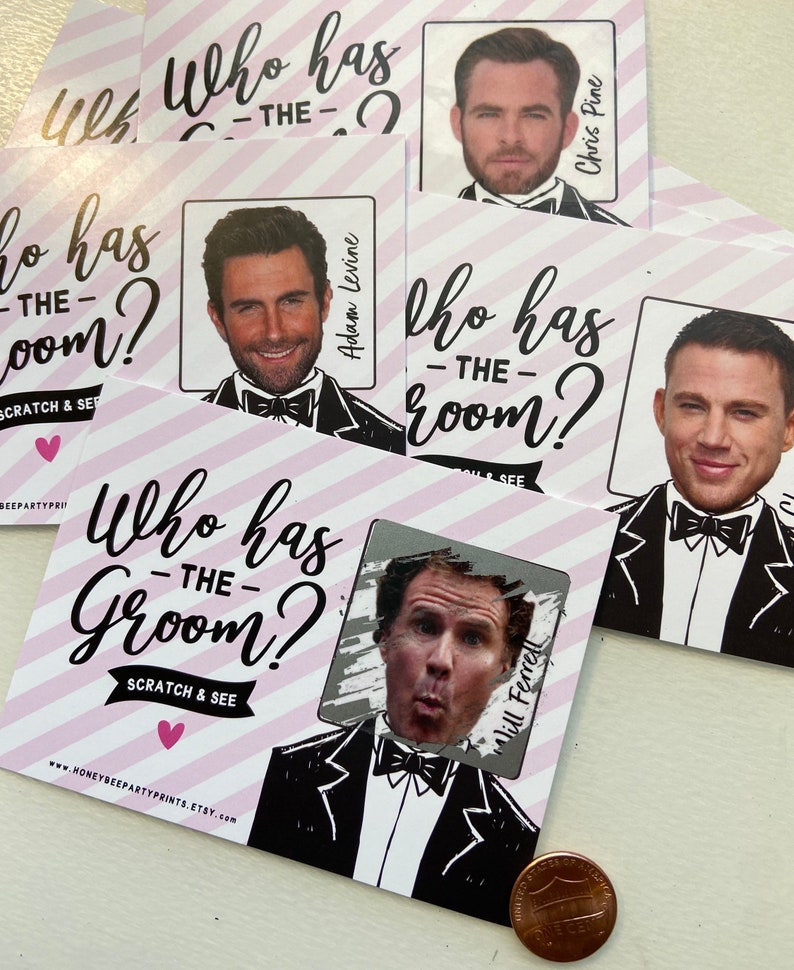 Who has the Groom Bridal Shower Game Scratch off Bridal Shower Game. Funny Bridal Shower Game Bridal Shower Games image 9