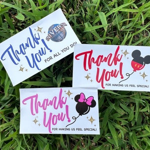Cast Member Appreciation Stickers | WDW gift idea | Thank you Cast Member Sticker