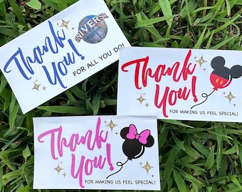 Cast Member Appreciation Stickers | WDW gift idea | Thank you Cast Member Sticker