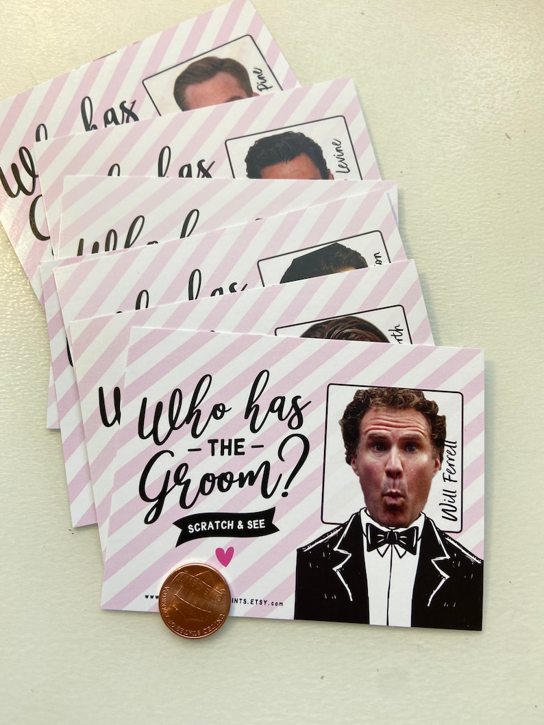 Who has the Groom Bridal Shower Game Scratch off Bridal Shower Game. Funny Bridal Shower Game Bridal Shower Games image 7