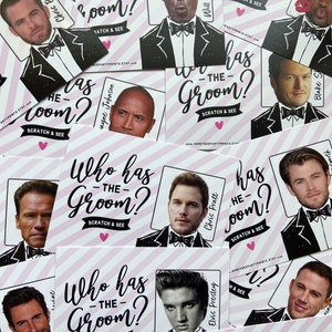 Who has the Groom Bridal Shower Game Scratch off Bridal Shower Game. Funny Bridal Shower Game Bridal Shower Games image 1