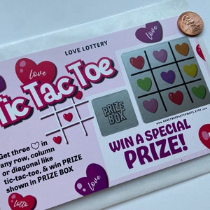 | de loterie Scratch Off Love Jetons d’amour | | de coupon d’amour Pour son | Pour lui | Saint-Valentin | Tic Tac Toe | | anniversaire Mari | Femme
