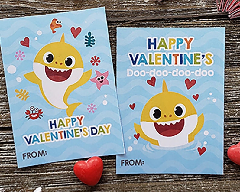 valentines day card shark valentines day card shark