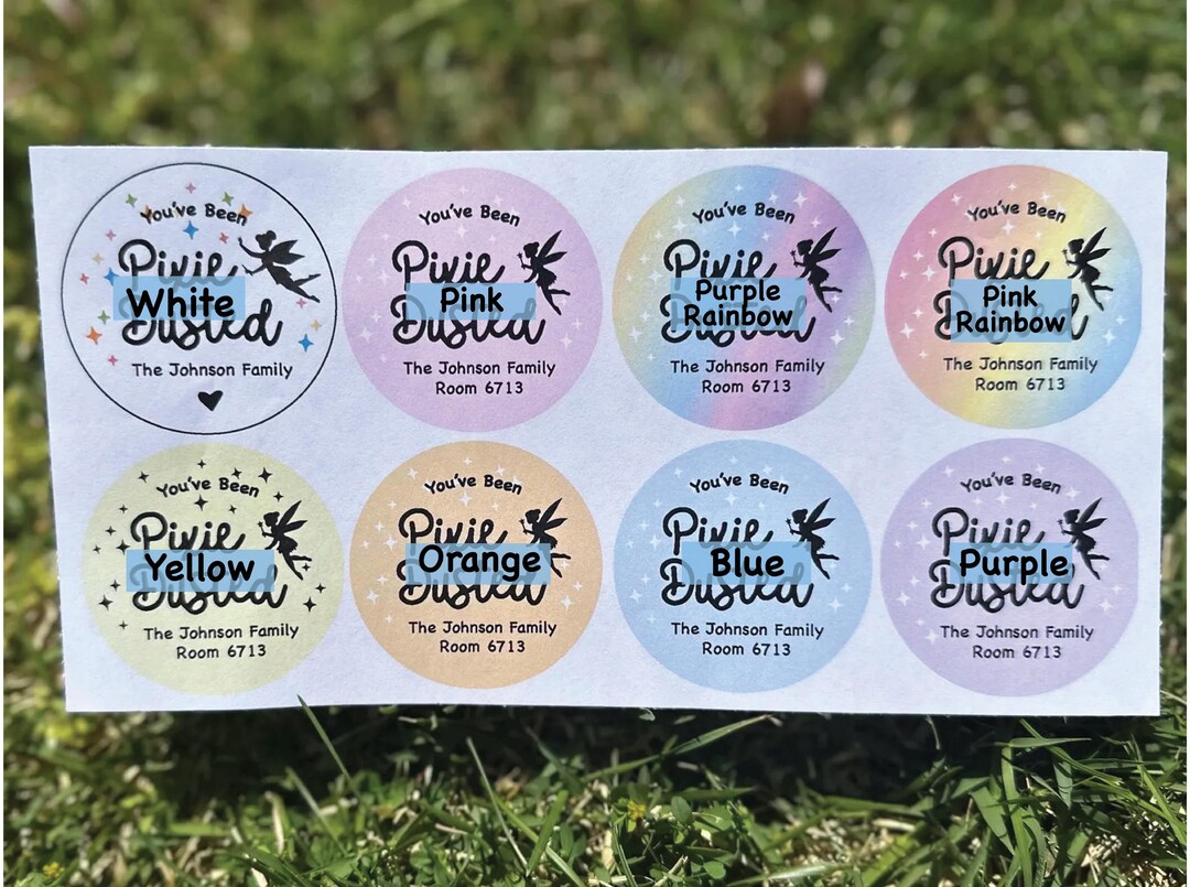 Pixie Dust Sticker Examples Pixie Dust Labels | Pixie Dust Stickers | Fish Extender Labels | Disney ...