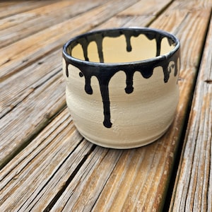 Handmade Ceramic Pot- Mini Ceramic Pot- Cream Pot- Succulent Pot- Plant Bowl- Ceramic Planter- Small Pot- Indoor Planter