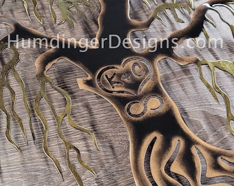 Carve Your Initials  - Option - Humdinger Designs