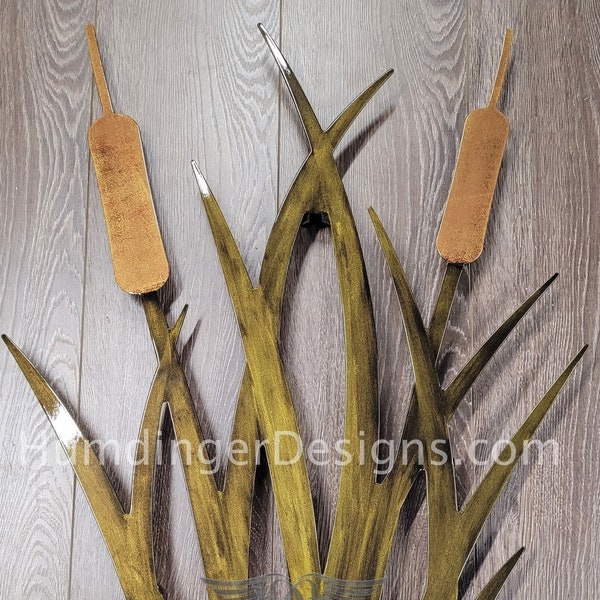 Metal Cattails Etsy