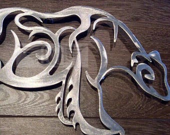 Polar Bear Metal Wall Art Wall Decor