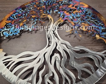 11th Anniversary - Heated Stainless Steel - Tree Of Life - Humdinger Designs