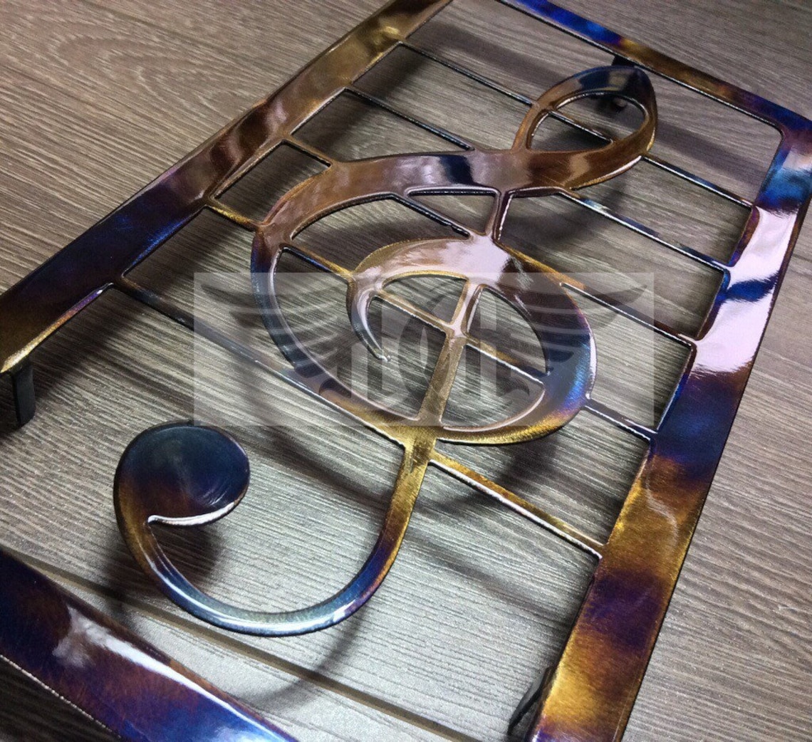 Music Metal Wall Art Wall Decor Etsy