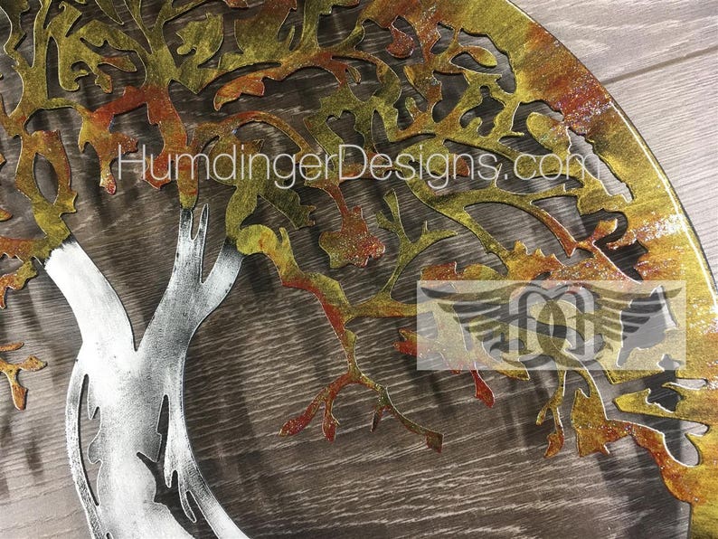 XXL Wall Sculpture Tree of Life Metal Wall Decor Etsy