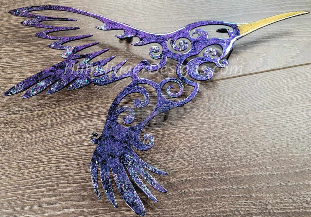 Hummingbird Metal Wall Art - Euphoria - Metal Wall Decor - Free ...